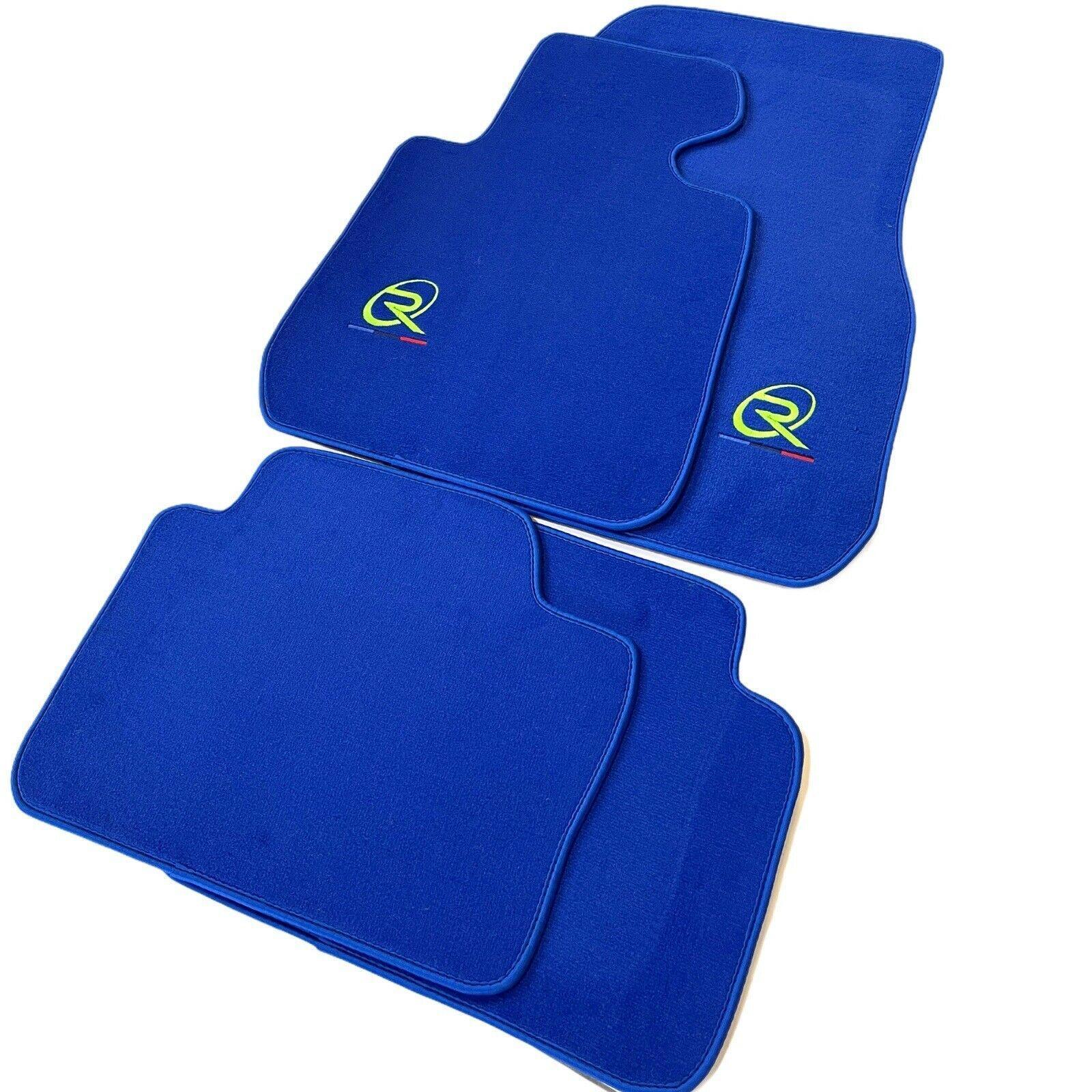 Blue Mats For BMW M8 F91 Convertible Tailored Set Perfect Fit - AutoWin