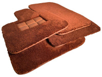 Brown Sheepskin Floor Mats For Bentley Mulsanne (2010-2020) Er56 Design Brand - AutoWin