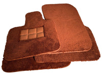 Brown Sheepskin Floor Mats For Rolls Royce Phantom 2003–2016 Er56 Design Brand - AutoWin