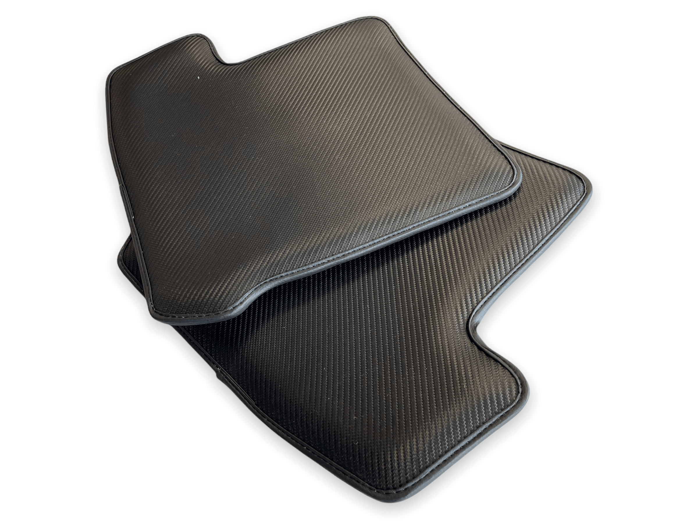 Carbon Fiber Floor Mats for Porsche 992 Gt2rs 2021-2022 Green Sewing - AutoWin