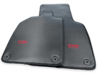 Carbon Fiber Leather Floor Mats for Audi R8 2015-2023 ER56 Design - AutoWin