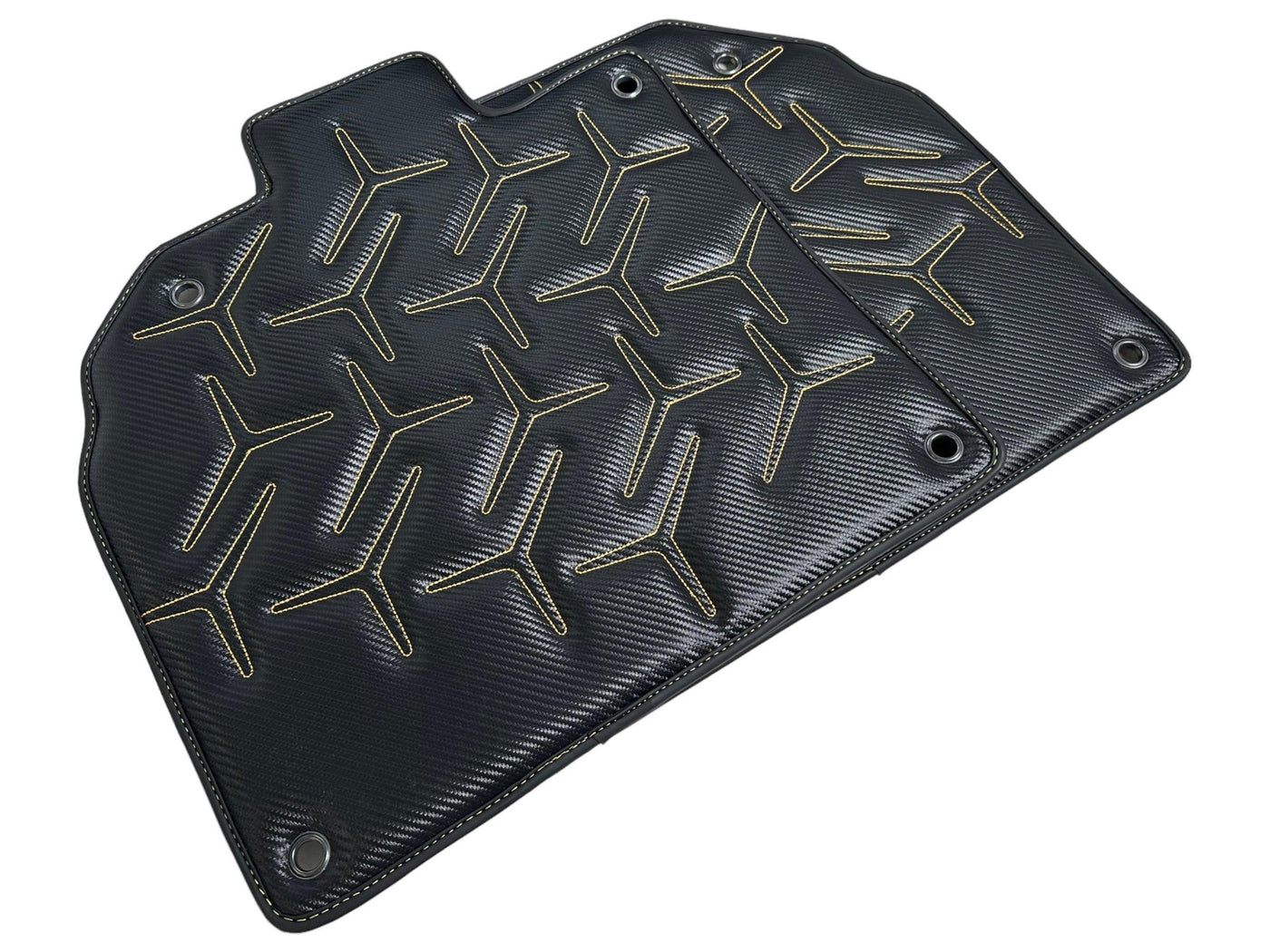 Carbon Leather Floor Mats for Lamborghini Aventador SV - AutoWin