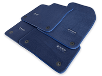 Dark Blue Floor Mats for Audi A5 - 8F7 Convertible (2009-2017) | ER56 Design - AutoWin