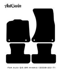 Dark Blue Floor Mats for Audi Q5 8R Hybrid (2008-2017) | ER56 Design - AutoWin