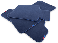Dark Blue Floor Mats For BMW 3 Series E90 With M Package - AutoWin