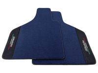 Dark Blue Floor Mats for Lamborghini Diablo 1990-2001 With Alcantara Leather - AutoWin