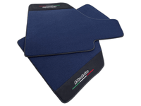 Dark Blue Floor Mats for Lamborghini Diablo 1990-2001 With Alcantara Leather - AutoWin