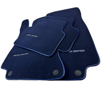 Dark Blue Floor Mats For Mercedes Benz E-Class W211 Sedan (2002-2009) | Limited Edition - AutoWin
