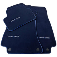 Dark Blue Floor Mats For Mercedes Benz E-Class W211 Sedan 4Matic (2002-2009) | Limited Edition - AutoWin