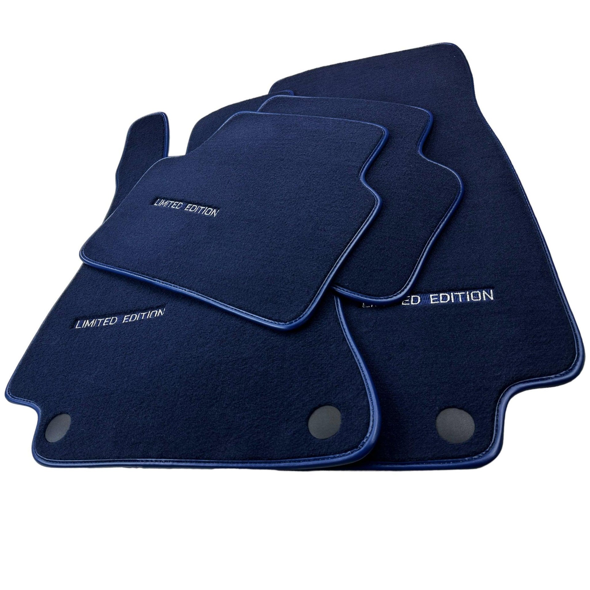 Dark Blue Floor Mats For Mercedes Benz E-Class W213 Sedan (2020-2023) | Limited Edition - AutoWin