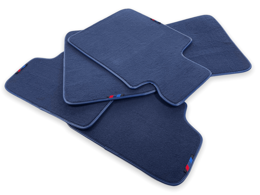 Dark Blue Mats For BMW M6 E63 Coupe With M Package - AutoWin