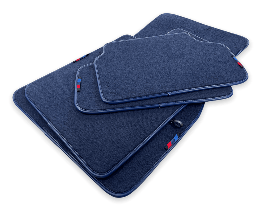 Dark Blue Mats For BMW M6 E63 Coupe With M Package - AutoWin