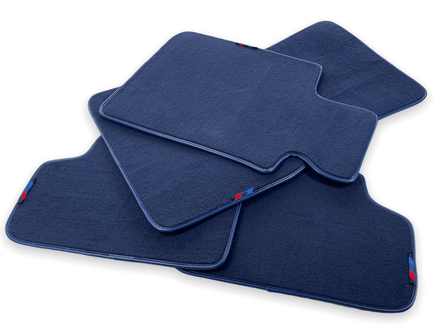 Dark Blue Mats For BMW M6 E63 Coupe With M Package - AutoWin