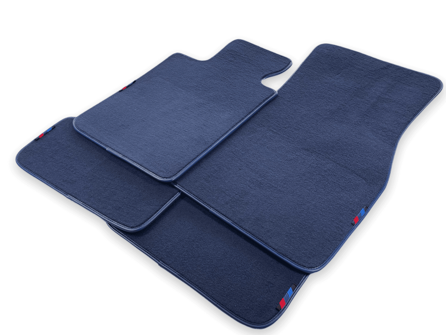Dark Blue Mats For BMW M6 E63 Coupe With M Package - AutoWin