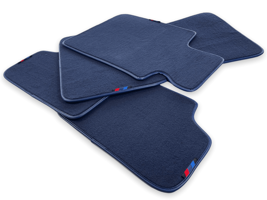 Dark Blue Mats For BMW M6 E63 Coupe With M Package - AutoWin