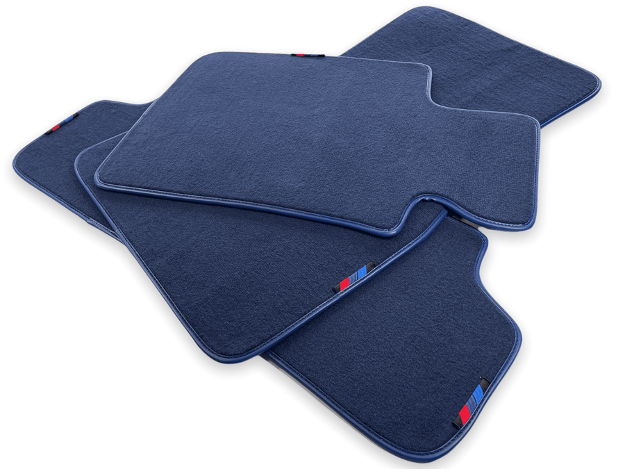 Dark Blue Mats For BMW M6 E63 Coupe With M Package - AutoWin