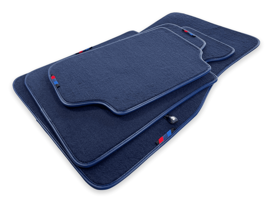 Dark Blue Mats For BMW M6 E63 Coupe With M Package - AutoWin