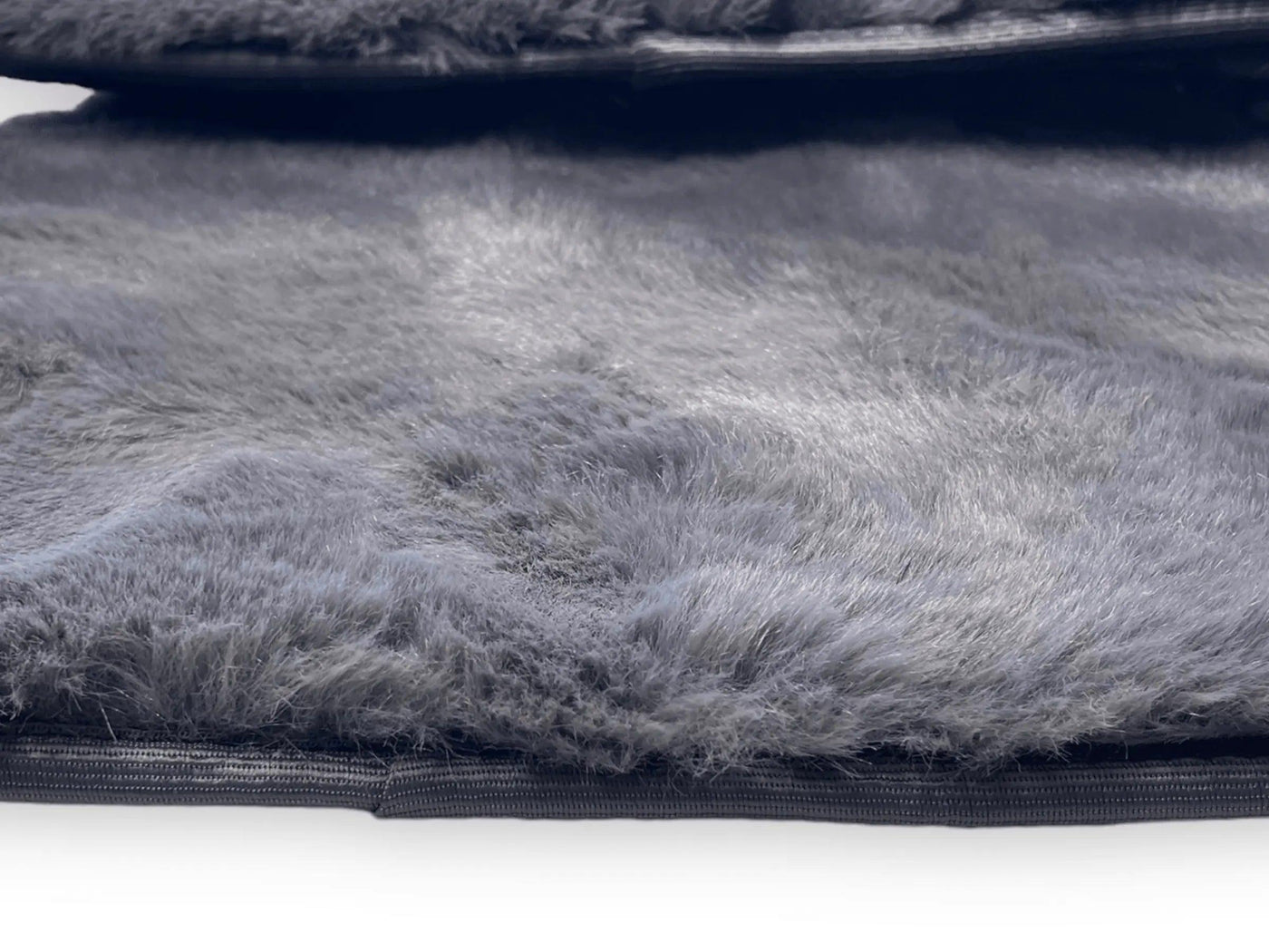 Dark Gray Sheepskin Floor Mats For Bentley Flying Spur (2013-2019) Design Brand - AutoWin