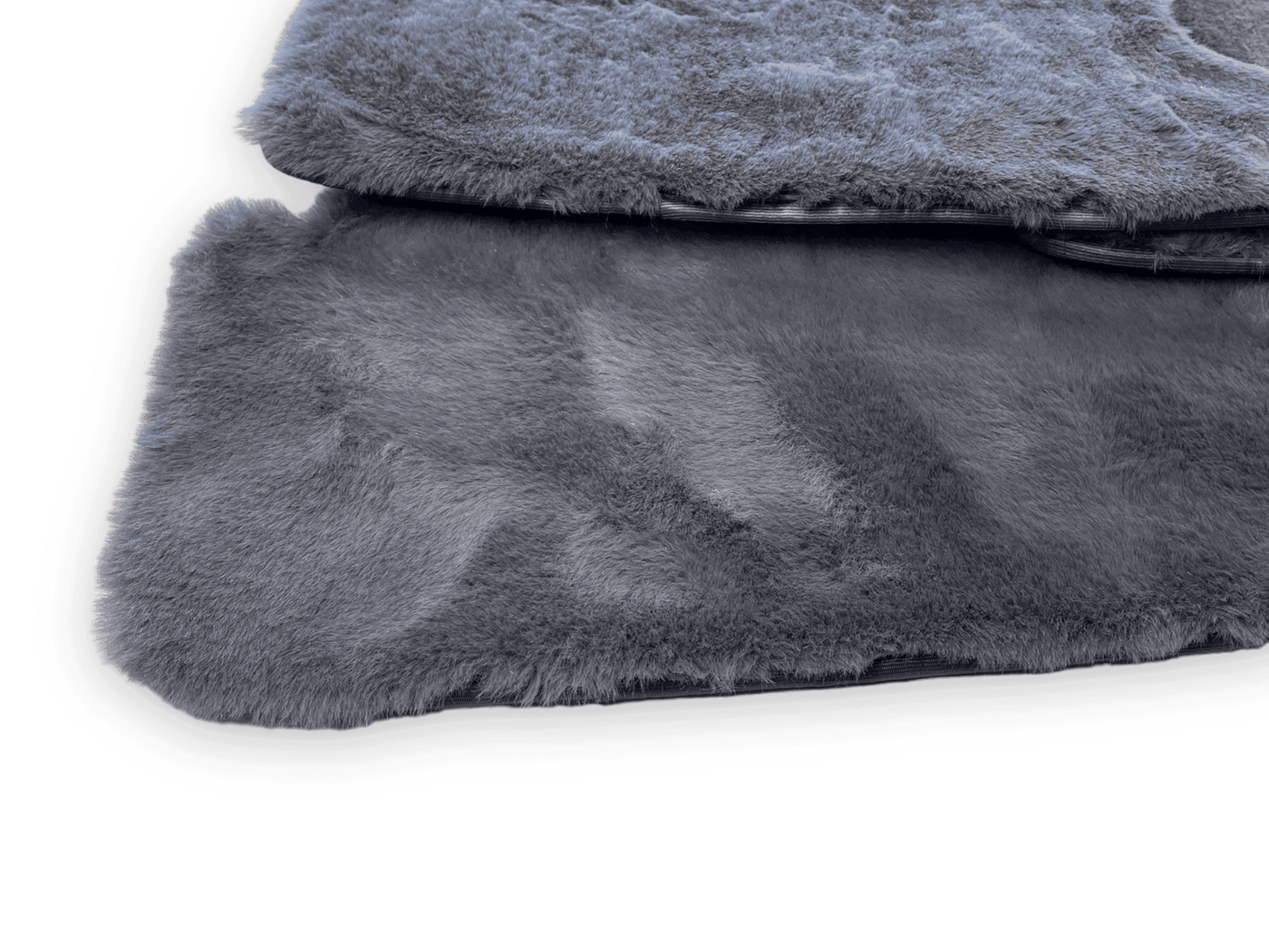 Dark Gray Sheepskin Floor Mats For Rolls Royce Ghost Series I (2010–2020) Er56 Design Brand - AutoWin