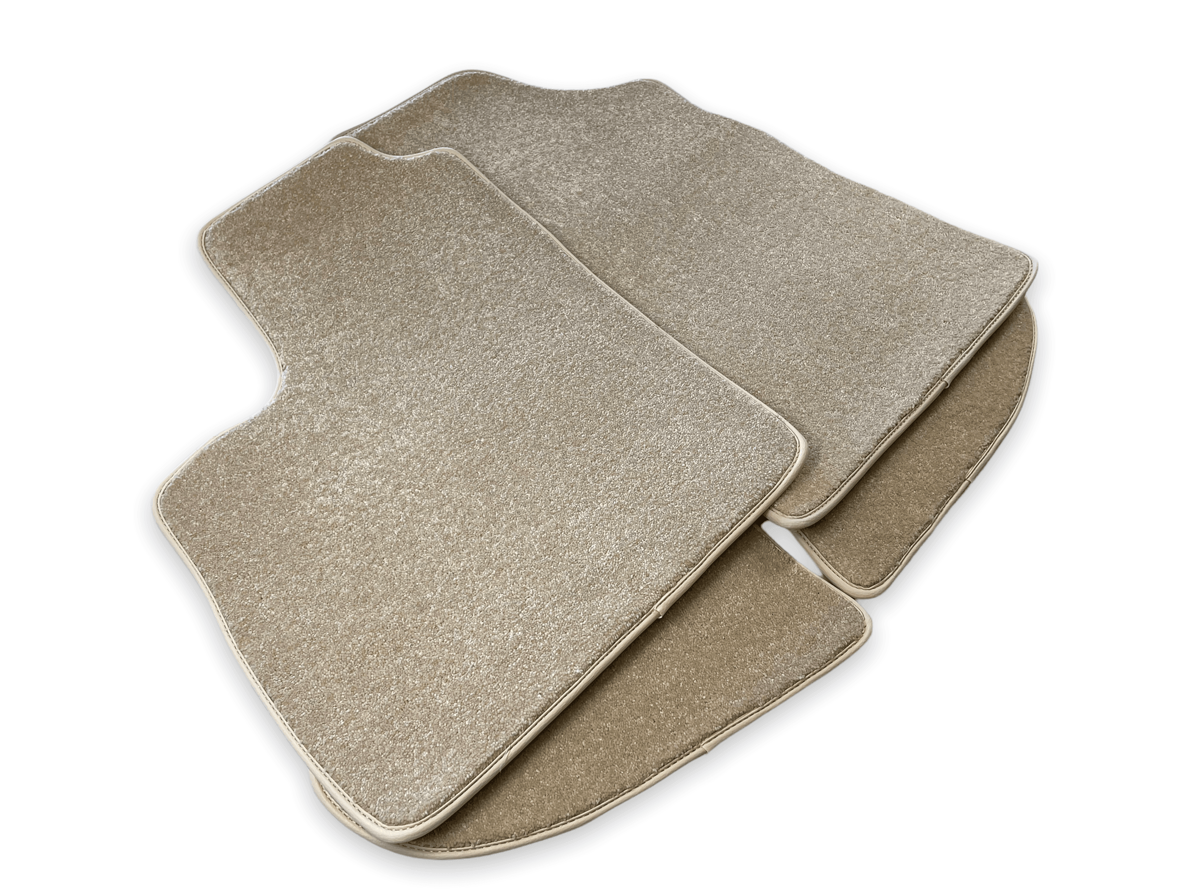 Floor Mats For Bentley Continental GT Beige Luxury Quality 2003–2011 - AutoWin