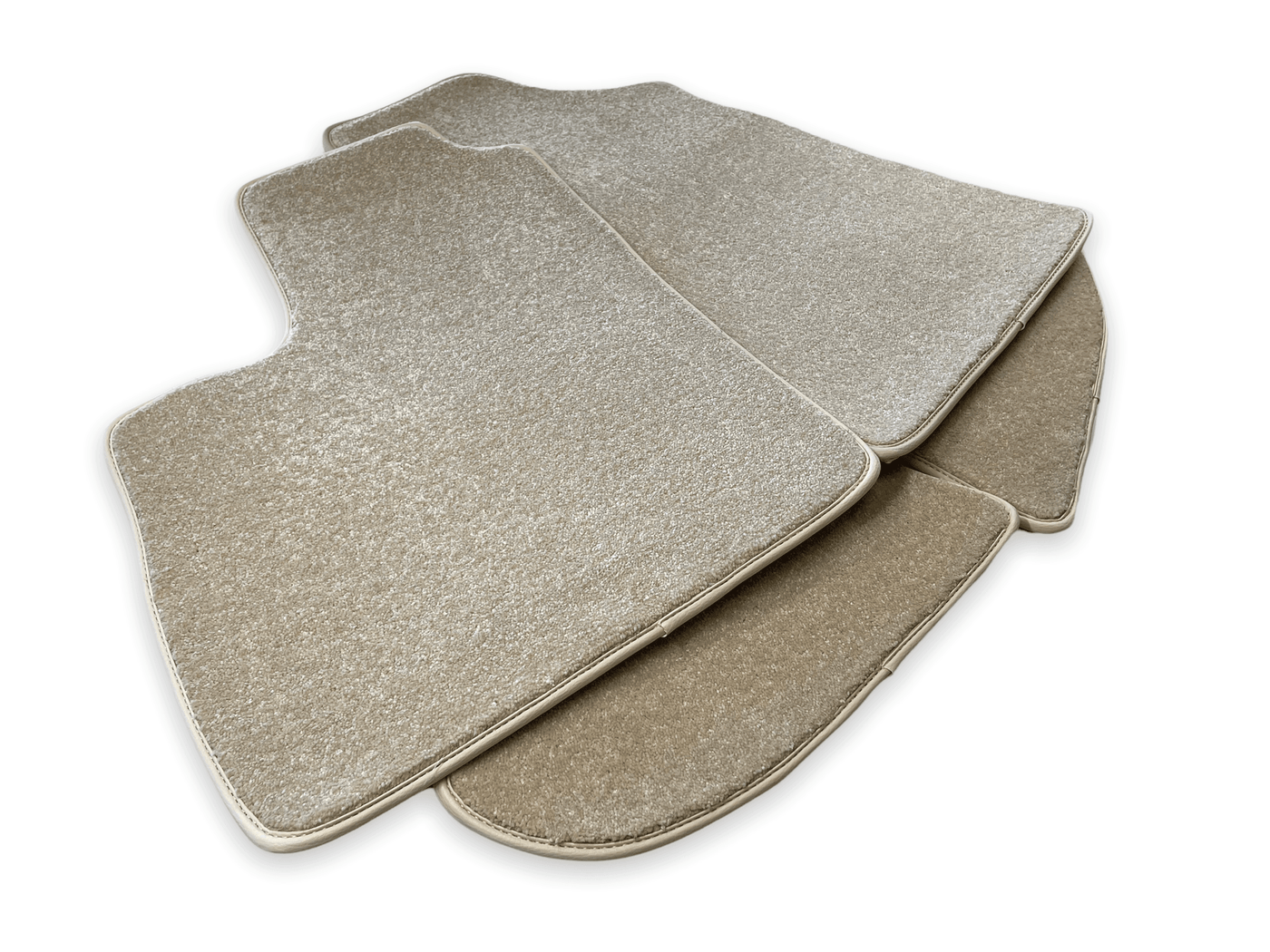 Floor Mats For Bentley Continental GT Beige Luxury Quality 2003–2011 - AutoWin