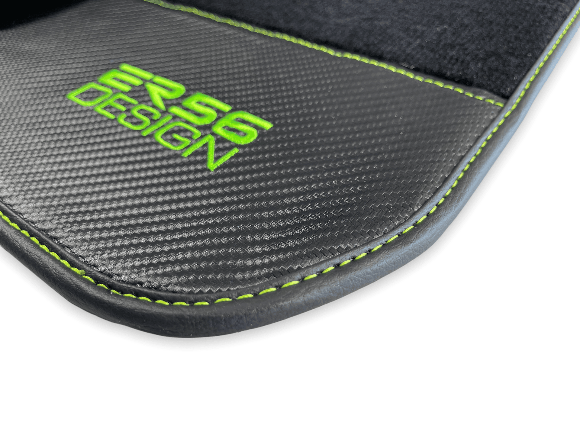 Floor Mats For BMW 2 Series G42 2-door Coupe Carbon Leather Er56 Design - AutoWin