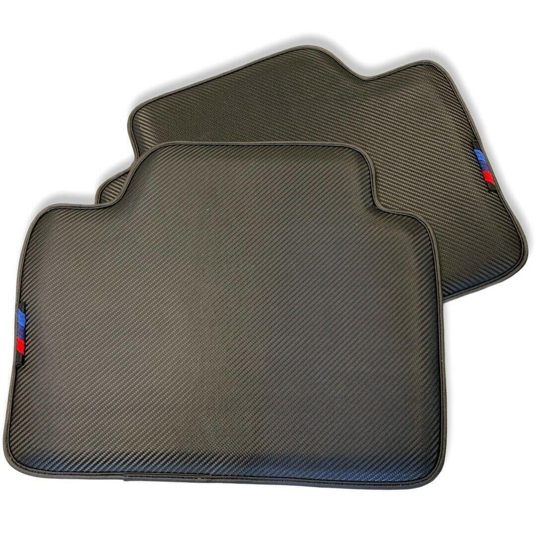 Floor Mats For BMW 4 Series G22 Coupe Autowin Brand Carbon Fiber Leather - AutoWin
