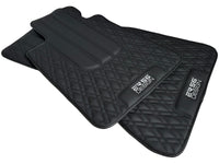 Floor Mats For BMW 4 Series G23 Convertible Black Leather Er56 Design - AutoWin
