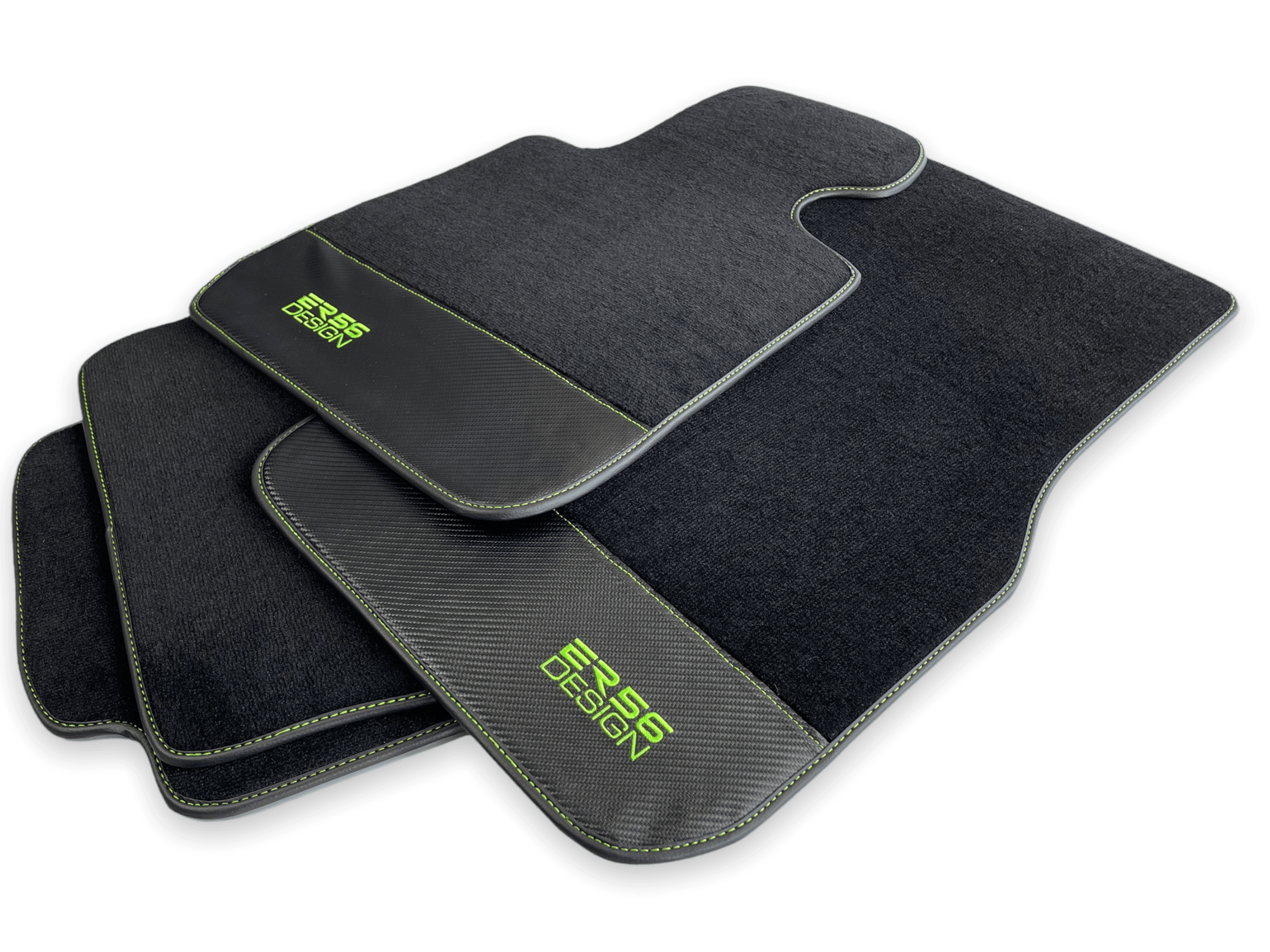 Floor Mats For BMW 5 Series E60 Carbon Leather Er56 Design - AutoWin