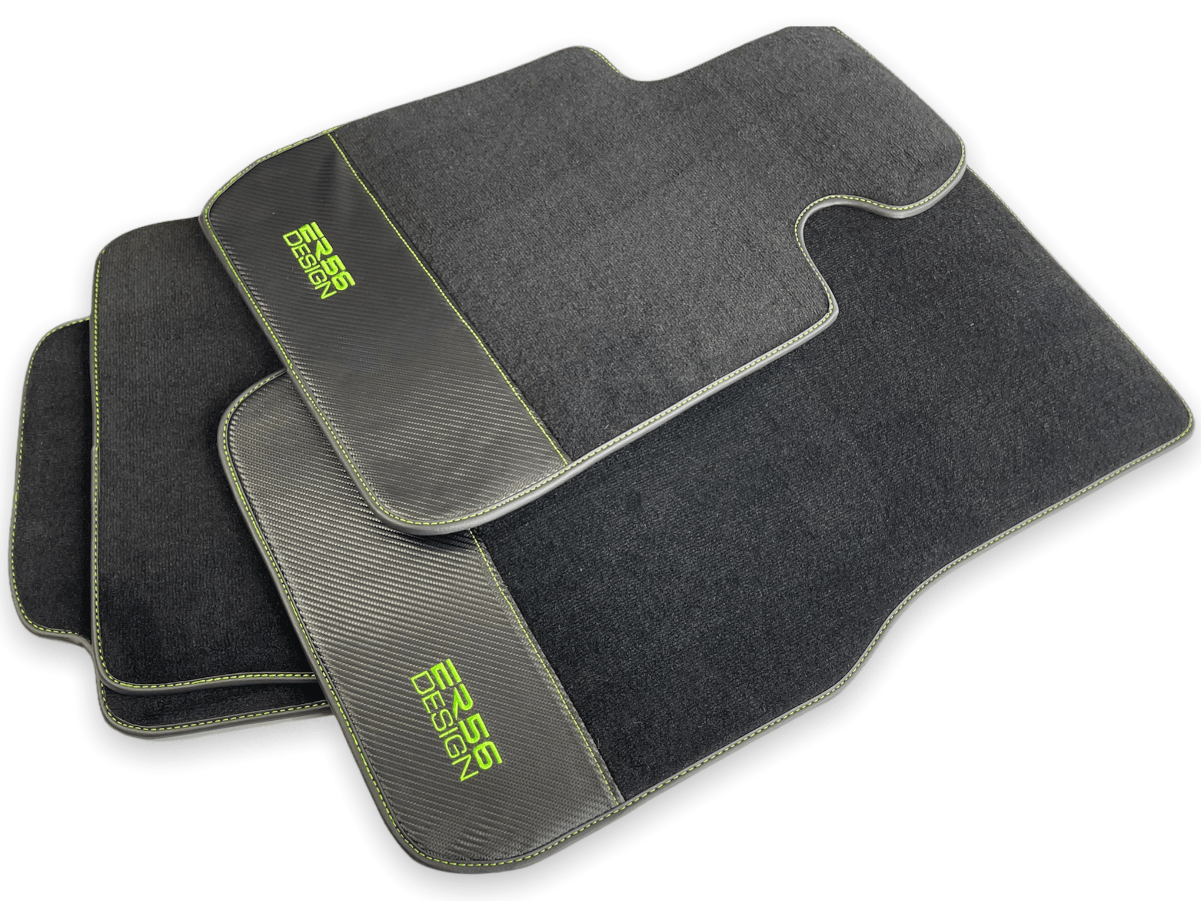 Floor Mats For BMW 5 Series E60 Carbon Leather Er56 Design - AutoWin