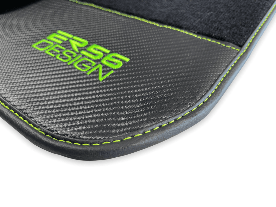 Floor Mats For BMW 7 Series G12 Carbon Leather Er56 Design - AutoWin