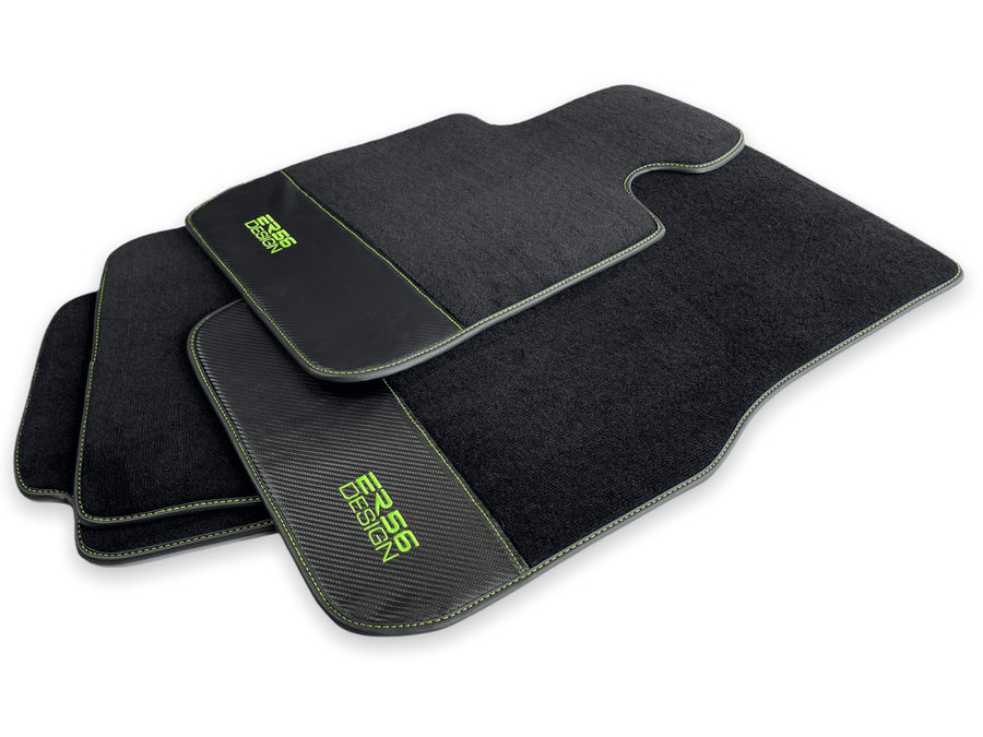 Floor Mats For BMW 8 Series E31 2-door Coupe Carbon Leather Er56 Design - AutoWin