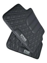 Floor Mats For BMW M5 E60 Black Leather Er56 Design - AutoWin