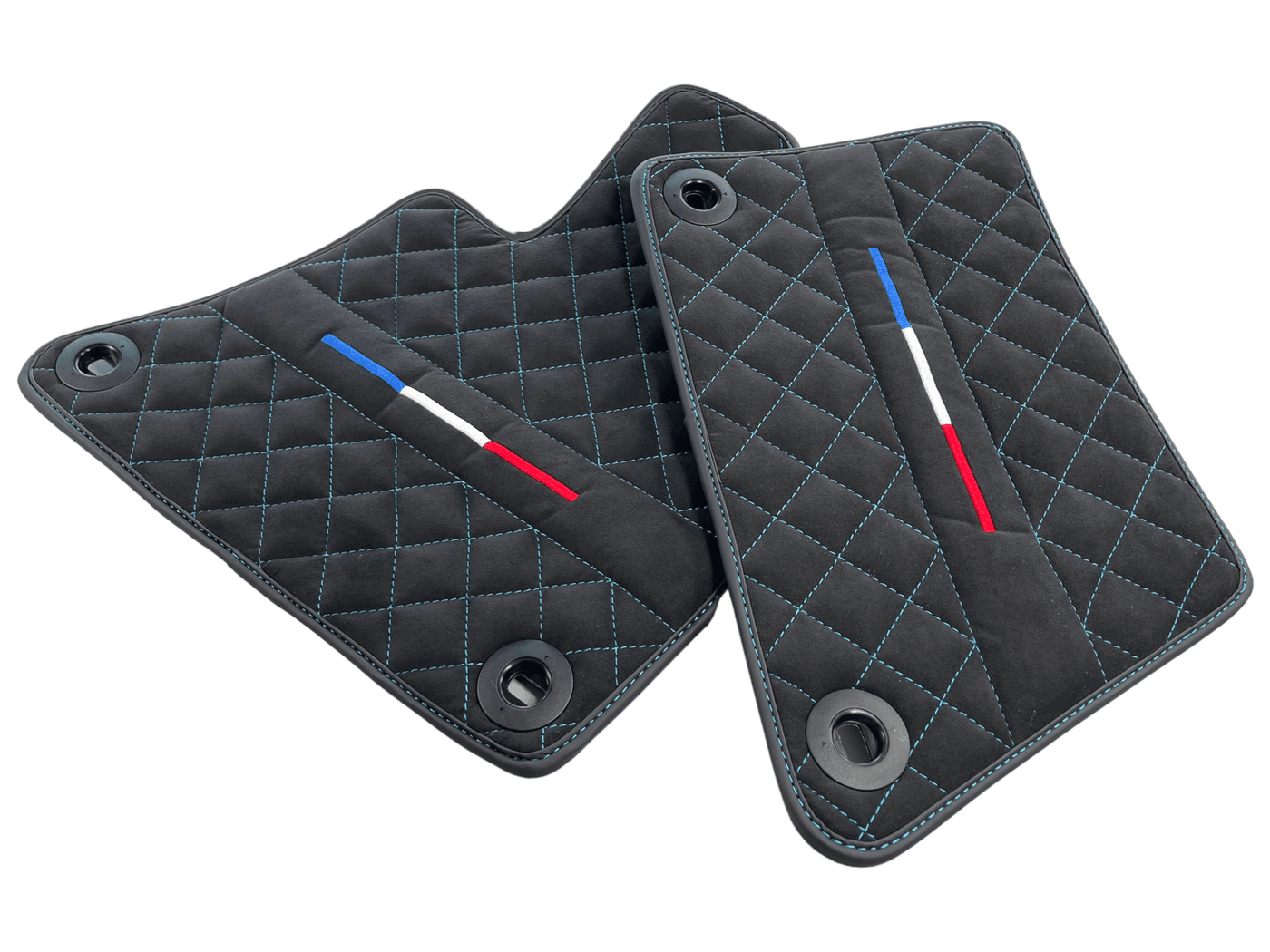 Floor Mats For Bugatti Veyron Tailored Alcantara Leather - AutoWin