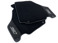 Floor Mats For Ferrari 360 Modena 1999-2005 Black With Alcantara - AutoWin