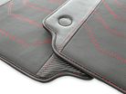 Floor Mats For Ferrari 458 Speciale With Carbon Fiber Leather 2012-2015 - AutoWin