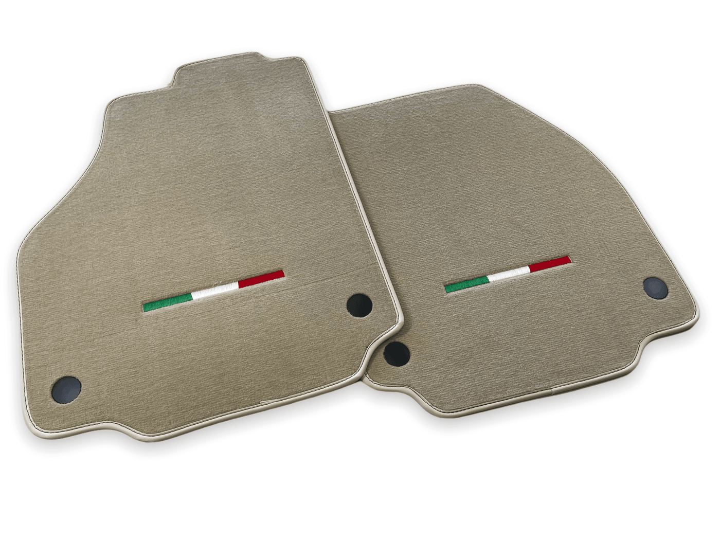 Floor Mats For Ferrari 458 Spider 2012-2015 Beige Italian Edition - AutoWin