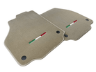 Floor Mats For Ferrari 458 Spider 2012-2015 Beige Italian Edition - AutoWin