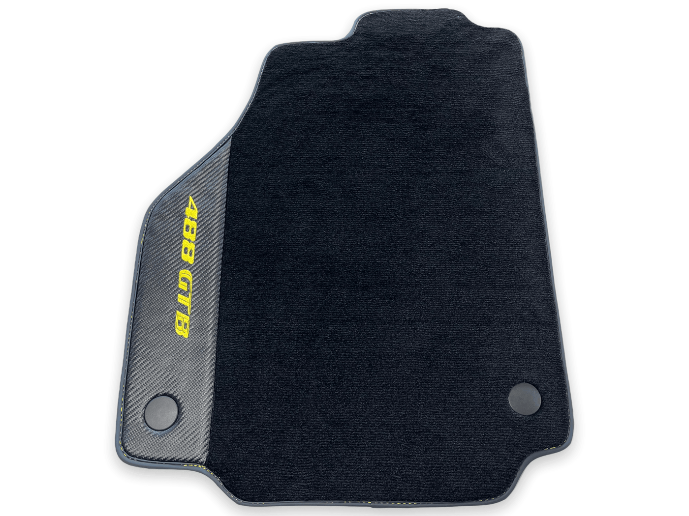 Floor Mats For Ferrari 488 GTB 2015-2022 Carpet With Carbon Fiber - AutoWin
