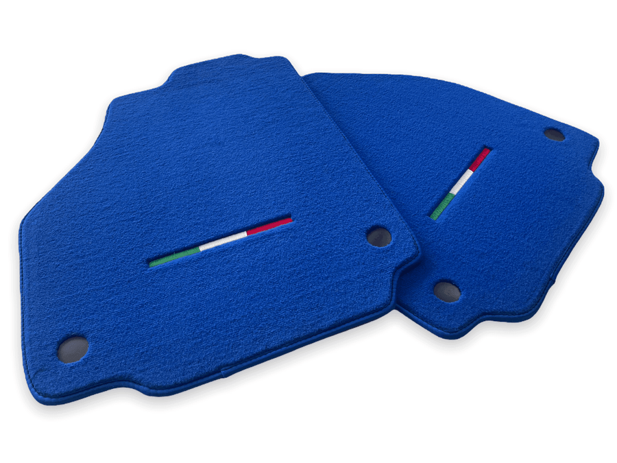 Floor Mats For Ferrari F8 Tributo 2019-2023 Blue Italian Edition - AutoWin