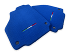 Floor Mats For Ferrari F8 Tributo 2019-2023 Blue Italian Edition - AutoWin