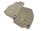 Floor Mats For Ferrari F8 Tributo (2019-2023) Beige Italian Edition - AutoWin