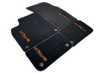 Floor Mats For Lamborghini Urus Black Tailored Orange Edition - AutoWin