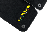 Floor Mats For Lamborghini Urus Black Tailored Yellow Edition - AutoWin
