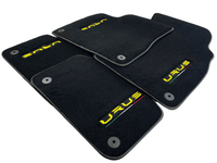 Floor Mats For Lamborghini Urus Black Tailored Yellow Edition - AutoWin