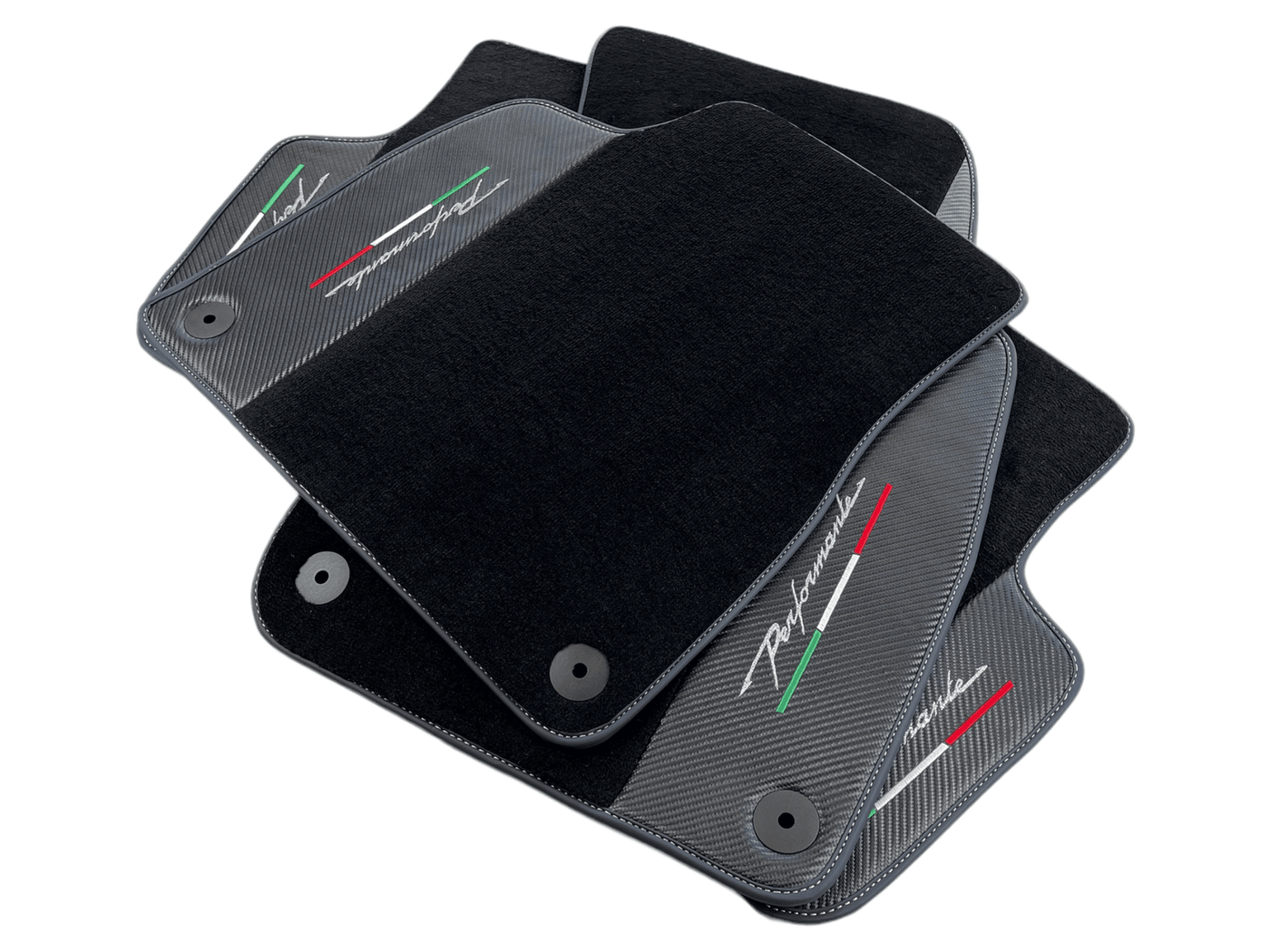 Floor Mats For Lamborghini Urus Performante With Carbon Leather - AutoWin