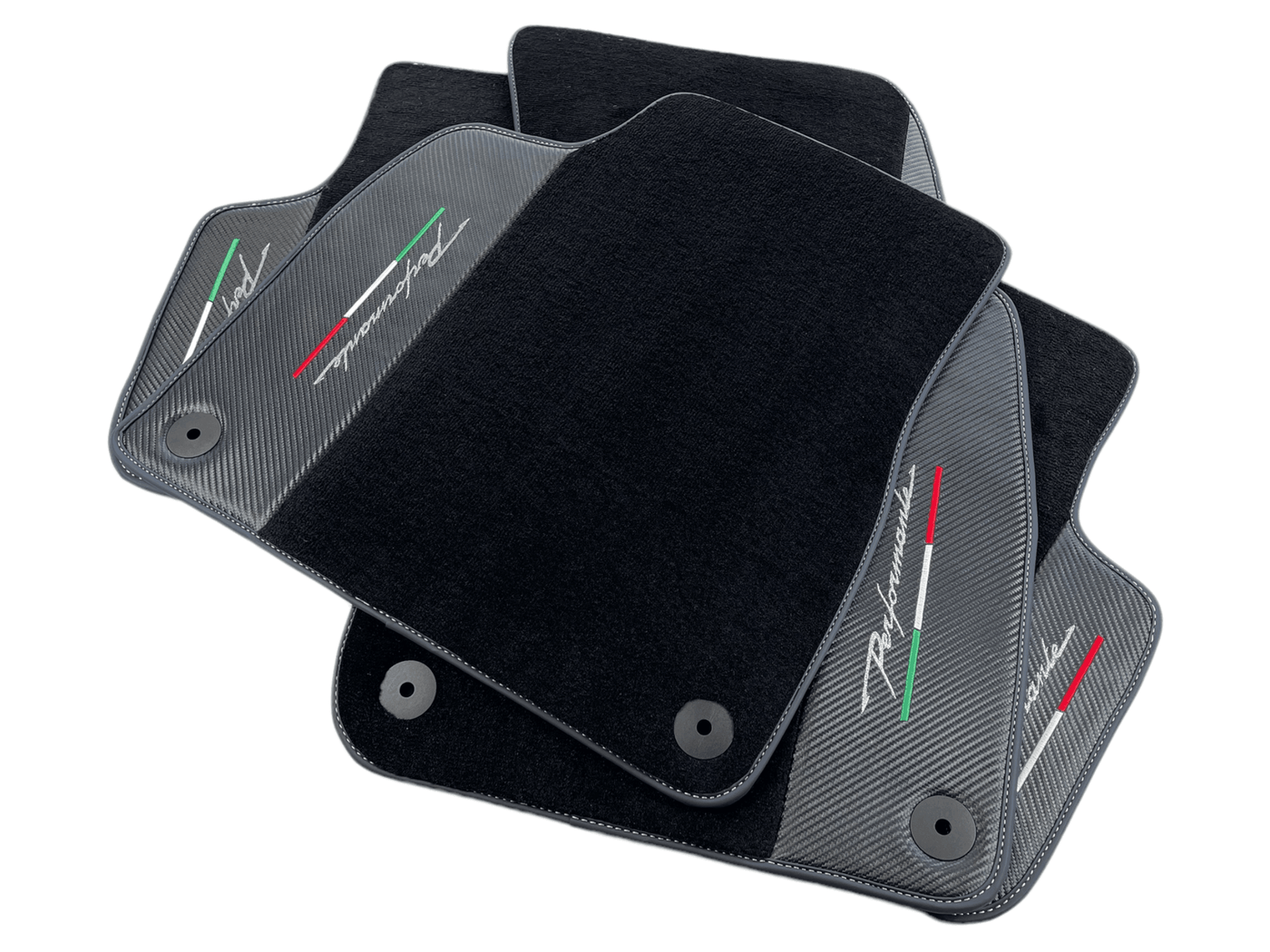 Floor Mats For Lamborghini Urus Performante With Carbon Leather - AutoWin