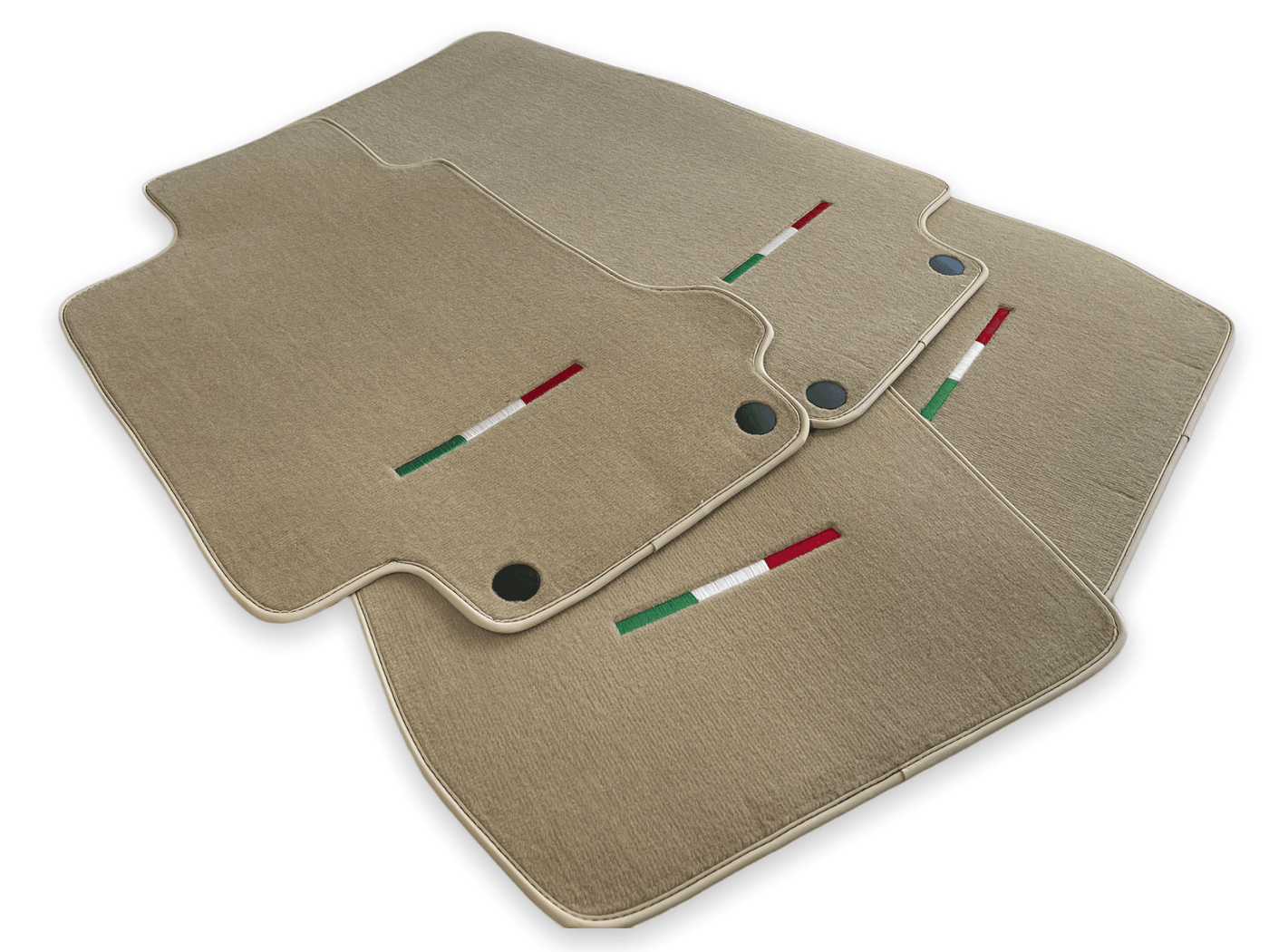 Floor Mats For Maserati GranTurismo (2007-2019) Beige IT Edition - AutoWin