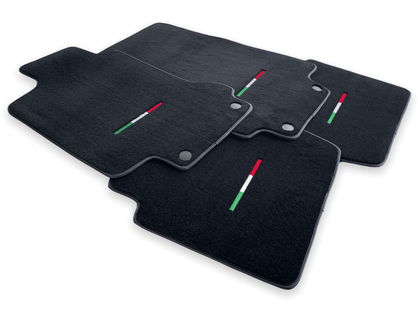 Floor Mats For Maserati GranTurismo Sportline (2009-2019) Black IT Edition - AutoWin