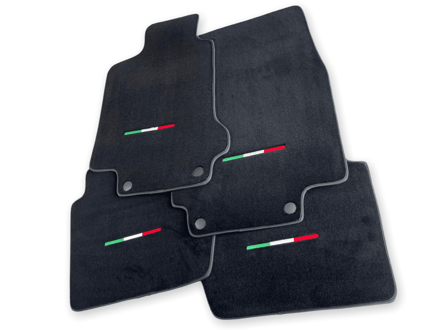 Floor Mats For Maserati GranTurismo Sportline (2009-2019) Black IT Edition - AutoWin